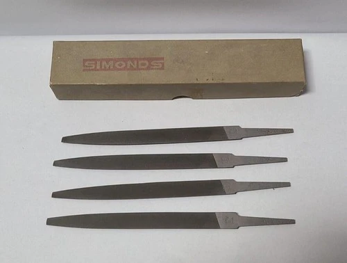 4 Pcs Simonds 6” File Half Round 84-138000 New USA