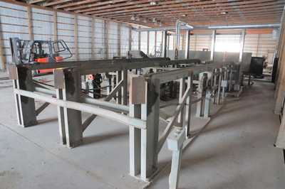 Automated Lumber Handling Tilt Hoist and Material Handling for Planer or Rip Line