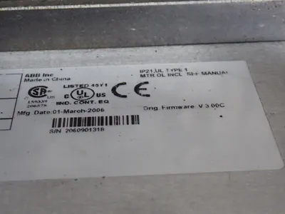 Used ABB ACS550U1012A4 Variable Speed Drives Ohio US | HGR 24 #782559