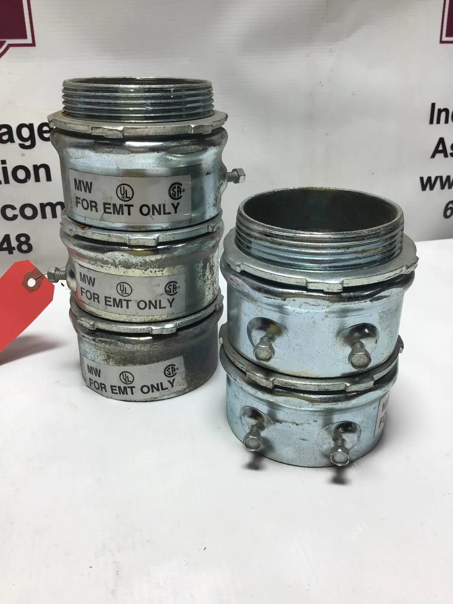 MW Rigid 3″ Conduit Emt rigid mic w/Set Screws 5 pieces