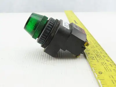 Allen Bradley 800H-PRH16R/F LED Green Pilot Light 120V Series F