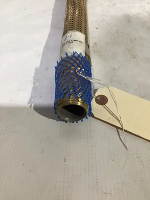 1” MPT x 18” Brass / Bronze Flexible Hose