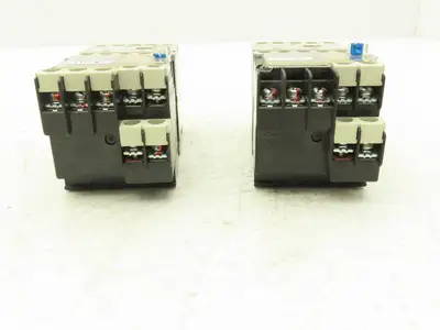 Fuji SK12L Motor Starter Contactor 5.5kW 600V & Overload 5-7.5A Lot of 2