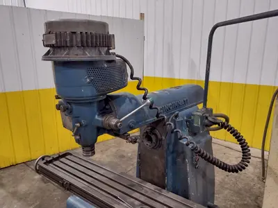 CINCINNATI HORIZONTAL MILL WITH BRIDGEPORT HEAD: YOBRO #24332