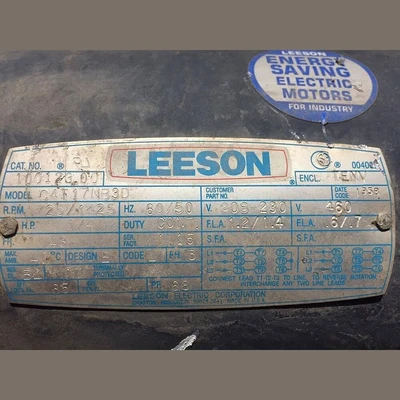 Leeson 1/4 hp Electric Motor