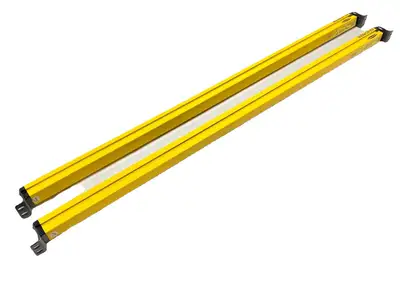 USED BANNER ENGINEERING EZ-SCREEN TYPE 4 SAFETY LIGHT CURTAIN PAIR 72386