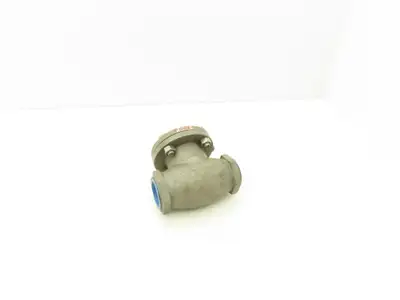 Aloyco 370 Horizontal Swing Check Valve 1-1/2" NPT Threaded Class 150 CF3M