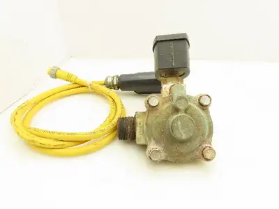 Asco Red Hat II EF8210G014 Brass Solenoid Valve 2-Way 1" NPT 120V Normally Open