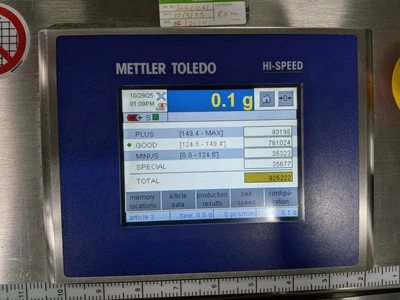 USED METTLER-TOLEDO BELTWEIGH XC