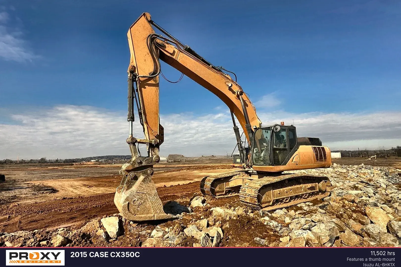 Used 2015 CASE CX350C Excavators Pennsylvania US | Proxy Equipment #1377589