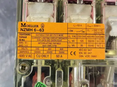 NEW MOELLER NZMH 6-63