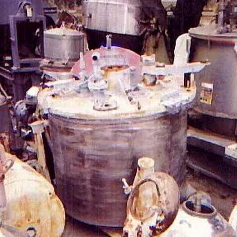 ATM/De Laval 48 x 30 solid basket centrifuge, 316SS.