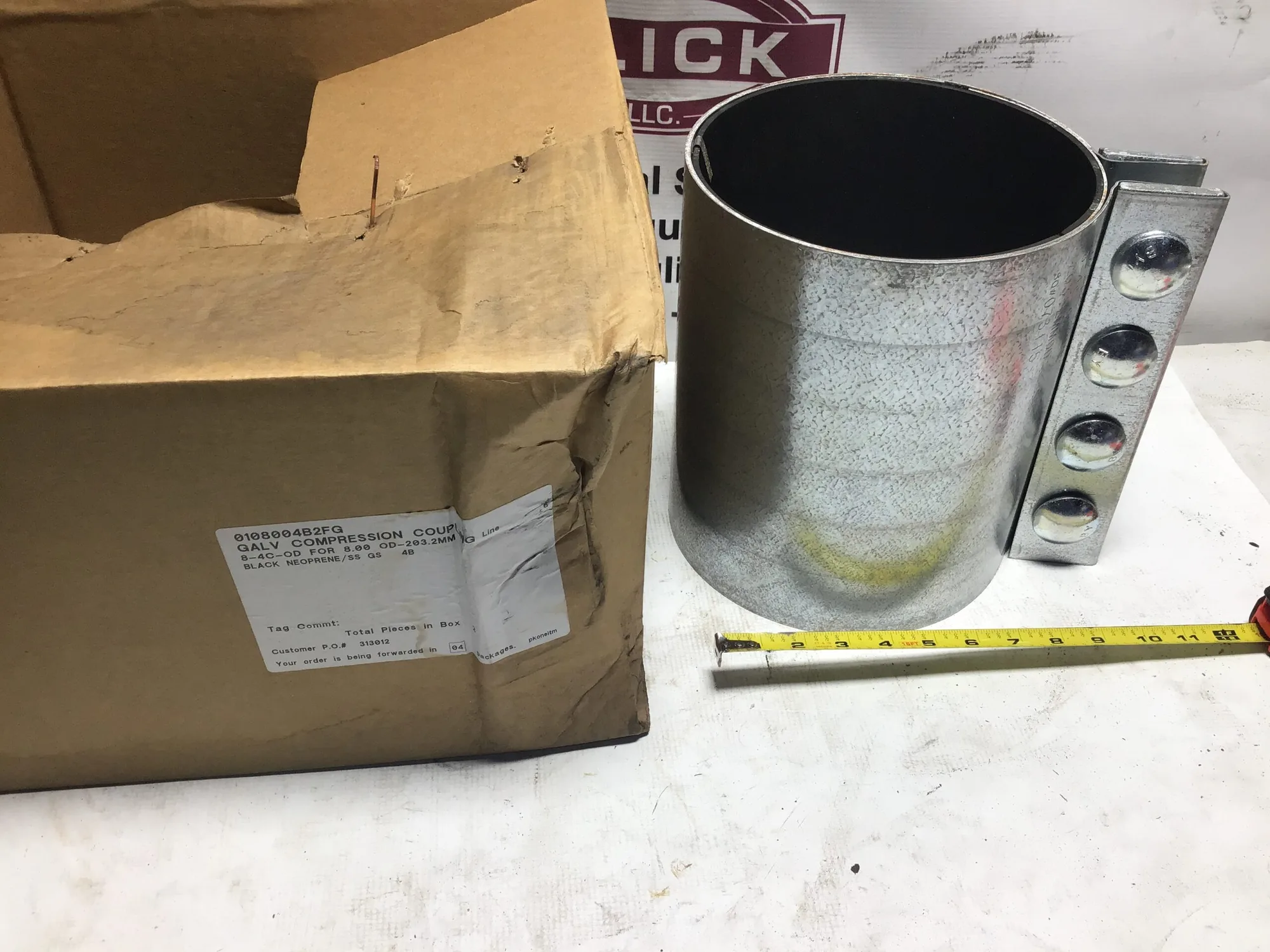 GALV Morris Compression Coupling 0108004B2FG 8-4C-OD 203.2MMOD SO#073115