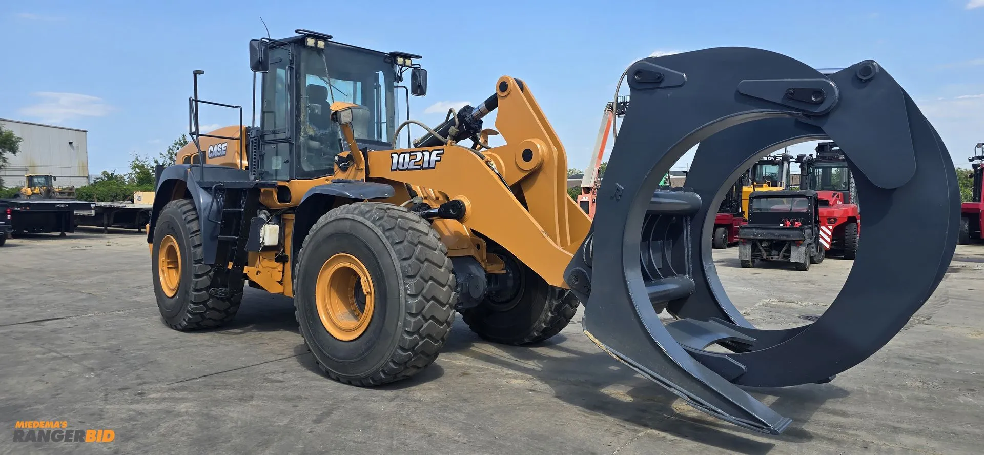 Used 2016 CASE 1021F Wheel Loaders Michigan US | Miedema Asset Management Group #1402496