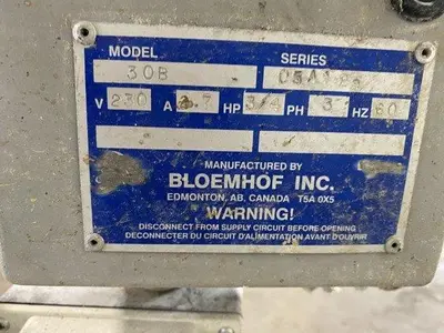 USED BLOEMHOF 30B
