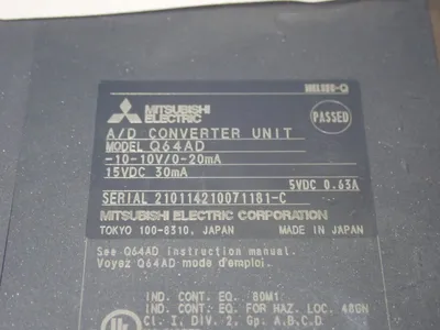 New | in-Stock MITSUBISHI Q64AD Power Converters - Battery Chargers Ohio US | HGR 24 #751943