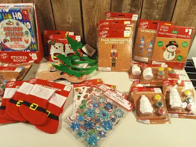 Huge lot of Christmas Art & Crafts