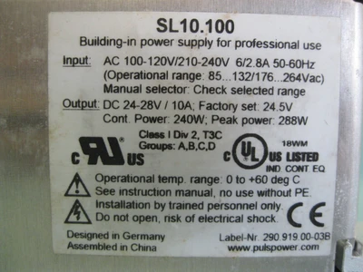 NEW PULS SL.10.100