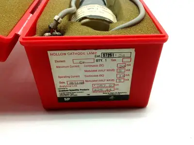 S7251 24 | Hamamtsu  Chromium Cr Element Hollow Cathode Lamp Bulb 20mA Max - Used