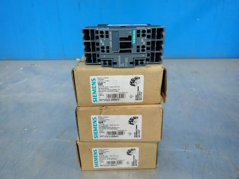 Used SIEMENS 3RT20252BB40 PLC Contactors Ohio US | HGR 24 #907477