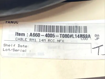 New | in-Stock FANUC RM1 Power Cable 14m Robot Parts Michigan US | Maverick Industrial Sales #1402222