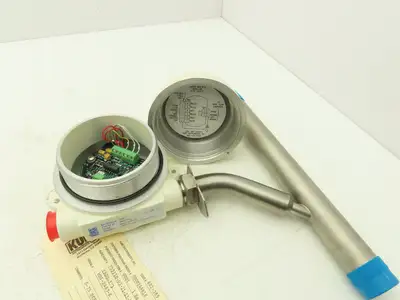 Kurz 500-1.0-P40 Mass Flowmeter 0-75 SCFM Air 1"NPT x 12"L Killark HKB-BC