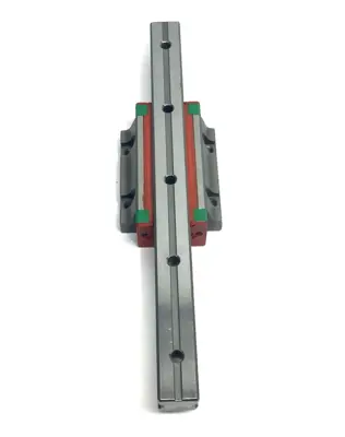 USED HIWIN LINEAR GUIDEWAY BLOCK AND RAIL, 1-BLOCK, 290MM RAIL