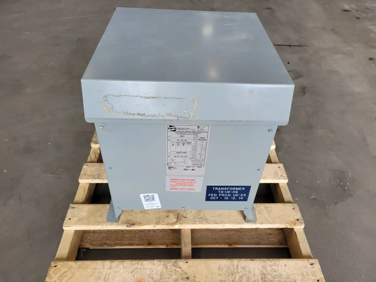 USED HAMMOND POWER SOLUTIONS INC. NMT20K015KBKN