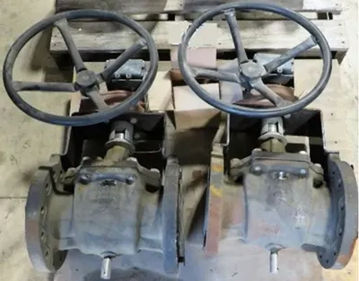 QTY. 2. MCCANNA 6" 300 BALL VALVE. WCB ( WELD ABLE...