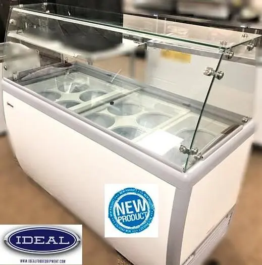 10 TUB ICE CREAM DIPPING CABINET