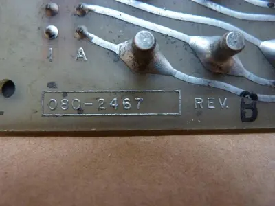 USED SCI 080-2467 REV B