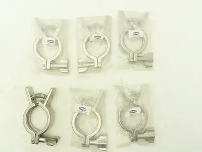 Dixson 13MHHMQ-200 Sanitary Squeeze Clamp 2" Pipe For 2.6" Flange Lot of 6