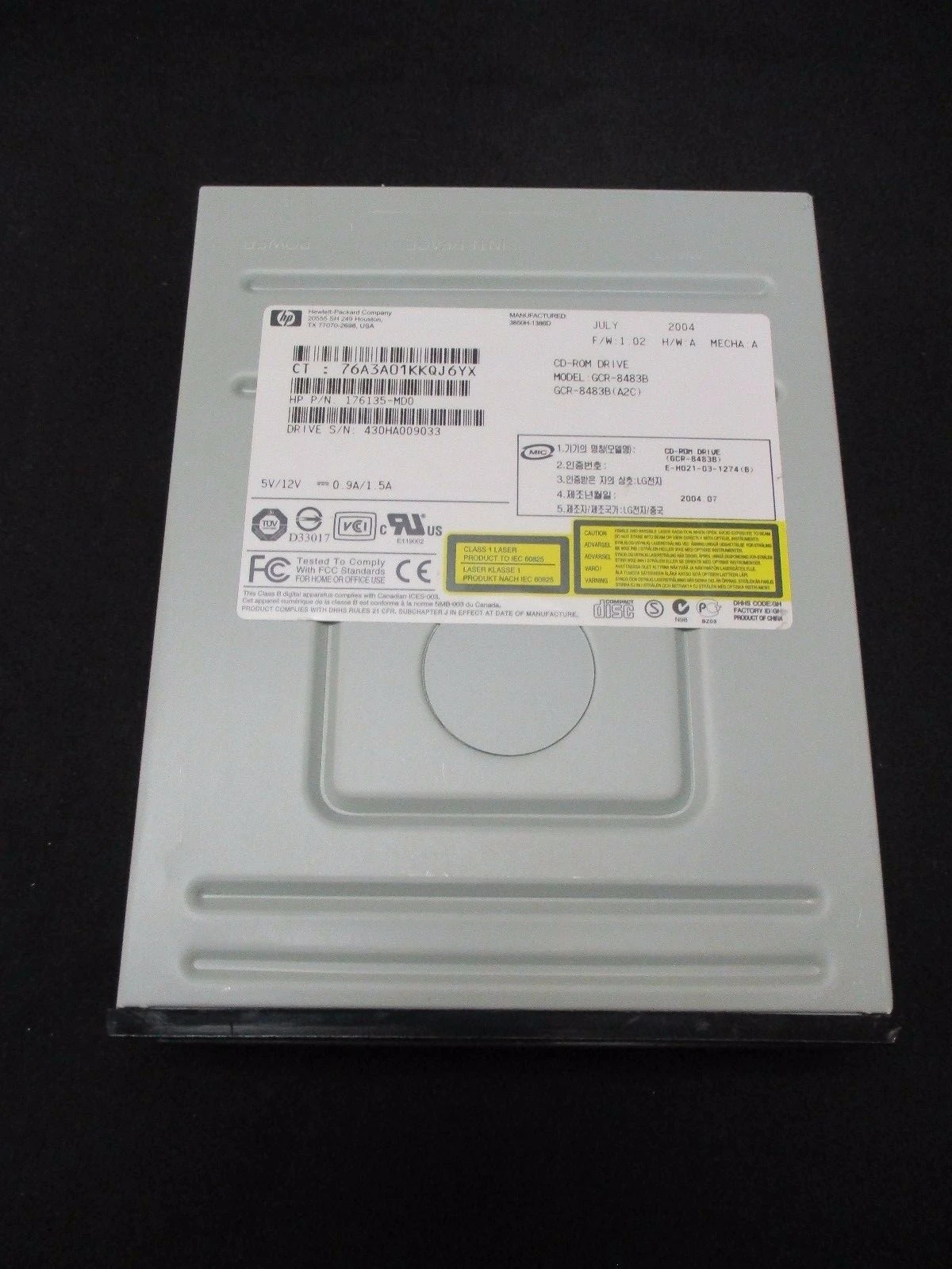 USED Hewlett-Packard Company GCR-8483B