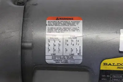 BALDOR Reliance 5 HP Industrial Electric Motor