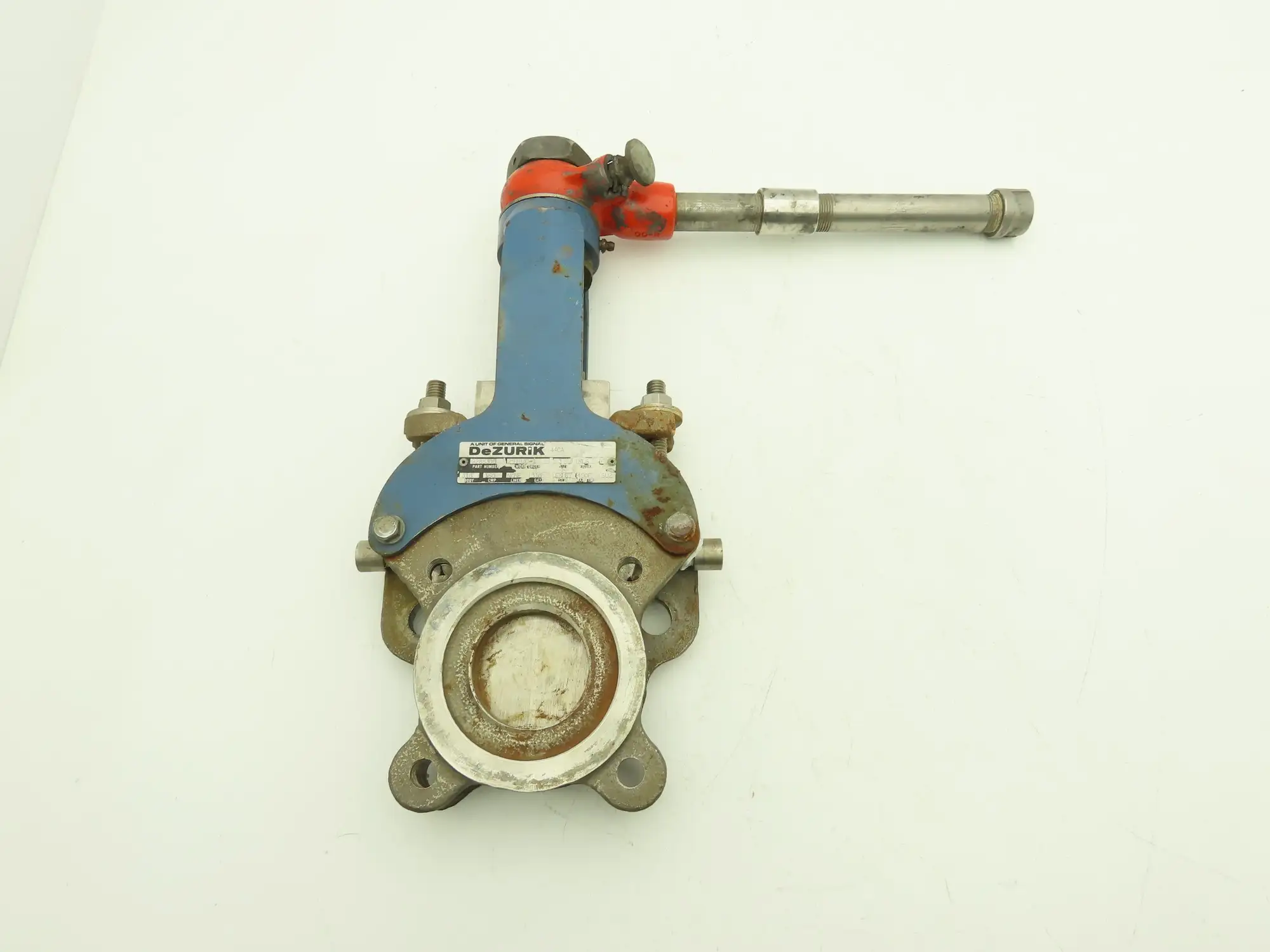 DeZurik Fig. KLS 3" Stainless Knife Gate Valve Lug Style Rising Stem Metal Seat