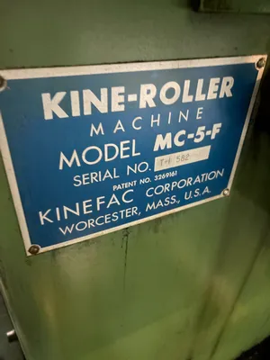 KINEFAC MC-5-F Thread Rollers | Global Machine Brokers, LLC (3)