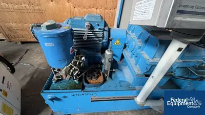Used Thyssenkrupp Krupp HF Technolab Internal Rotor Mixer, Mdoel GK 1.5E High Intensity Mixers Ohio US | Federal Equipment Company #1512749