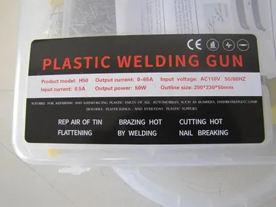 Plastic Welding Gun Kit H50 Soldering Tool Welder With Staples