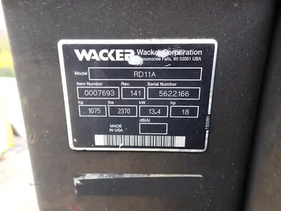 Used WACKER NEUSON RD11 Tandem Rollers Massachusetts US | Brookside Equipment Sales #1422184
