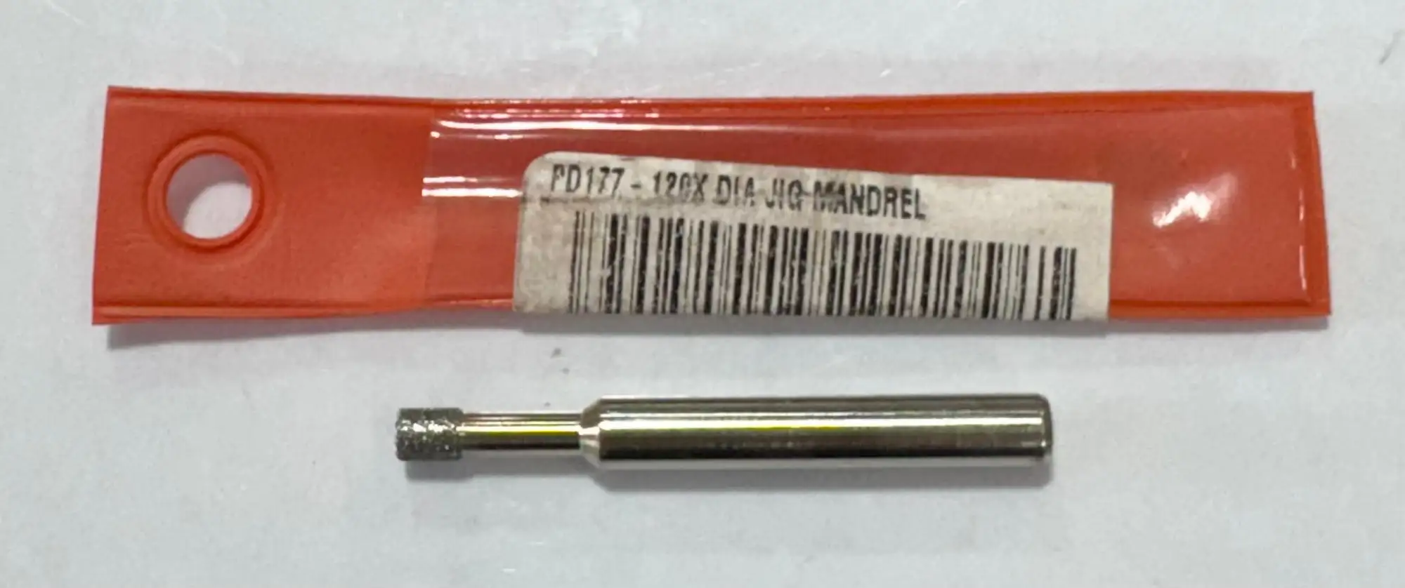 0.177" x 0.236" x 1/4" Diamond Jig Grinding Mandrel 120 Grit