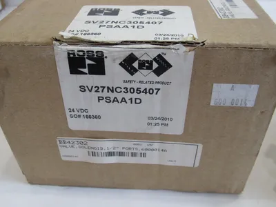 NEW ROSS CONTROLS SV27NC305407PSAA1D SOLENOID VALVE 1/2" PORTS