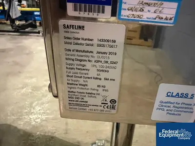 Used Mettler Toledo _UNKNOWN_ Metal Detectors Ohio US | Federal Equipment Company #1371741