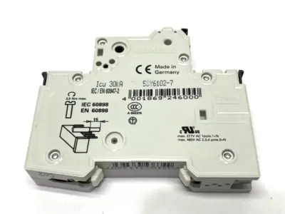 New | in-Stock Siemens Miniature Circuit Breaker 1-Pole 230/400V 2A Circuit Breakers Michigan US | Maverick Industrial Sales #1398644