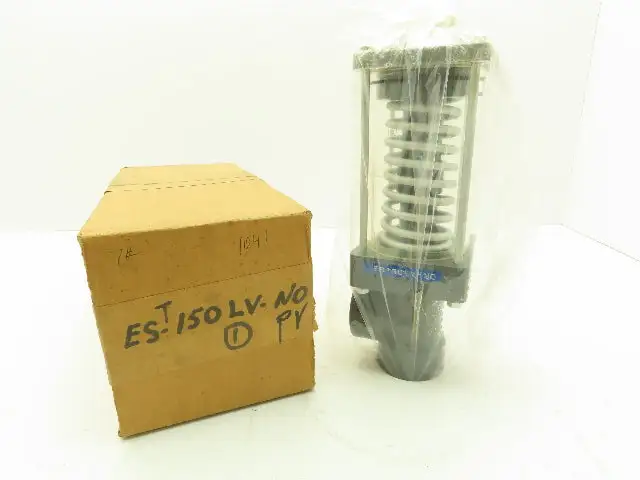 Plast-o-matic ES150LV-NO 1 1/2" Shutoff Valve Spring Return NO Pneumatic Powered