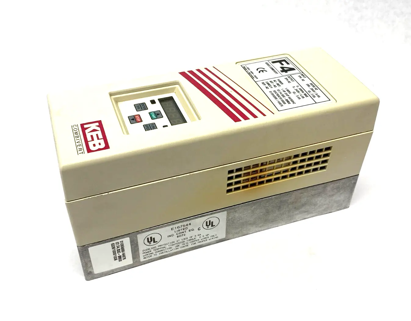 USED KEB COMBIVERT VARIABLE AC FREQUENCY DRIVE 3-PHASE OUTPUT