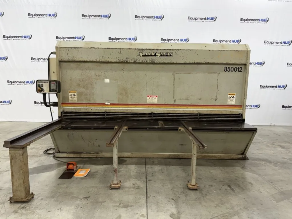 Used 2001 ACCURSHEAR 850012 Power Squaring Shears (Inch) Georgia US | The Equipment Hub #1283677