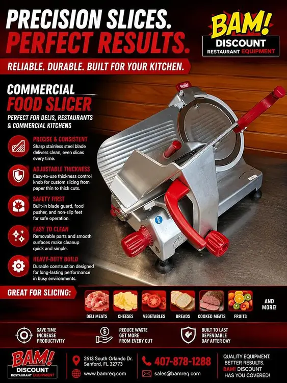 Used BERKEL 825A-PLUS Slicers / Dicers / Cutters Florida US | BAM Discount Restaurant Equipment #1230724