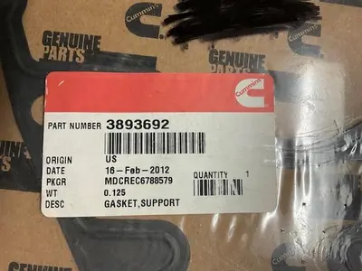 Cummins Support Gasket PN 3893692