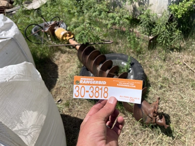 12" Backhoe Auger