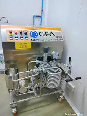 Used GEA Panther1500 Lab Homogenizer – 150 MPa | 50 L/h | Nanoemulsion | High Shear | 2022 | <300 Hrs Use